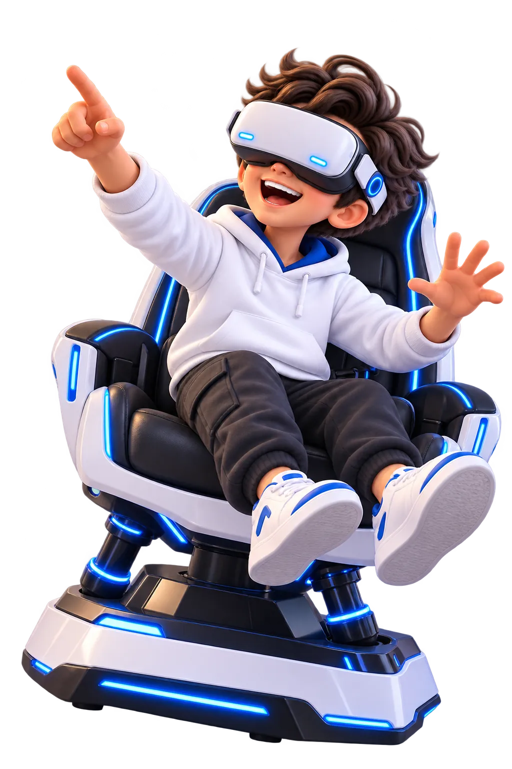 5D Headset and motion chair AR/VR experience