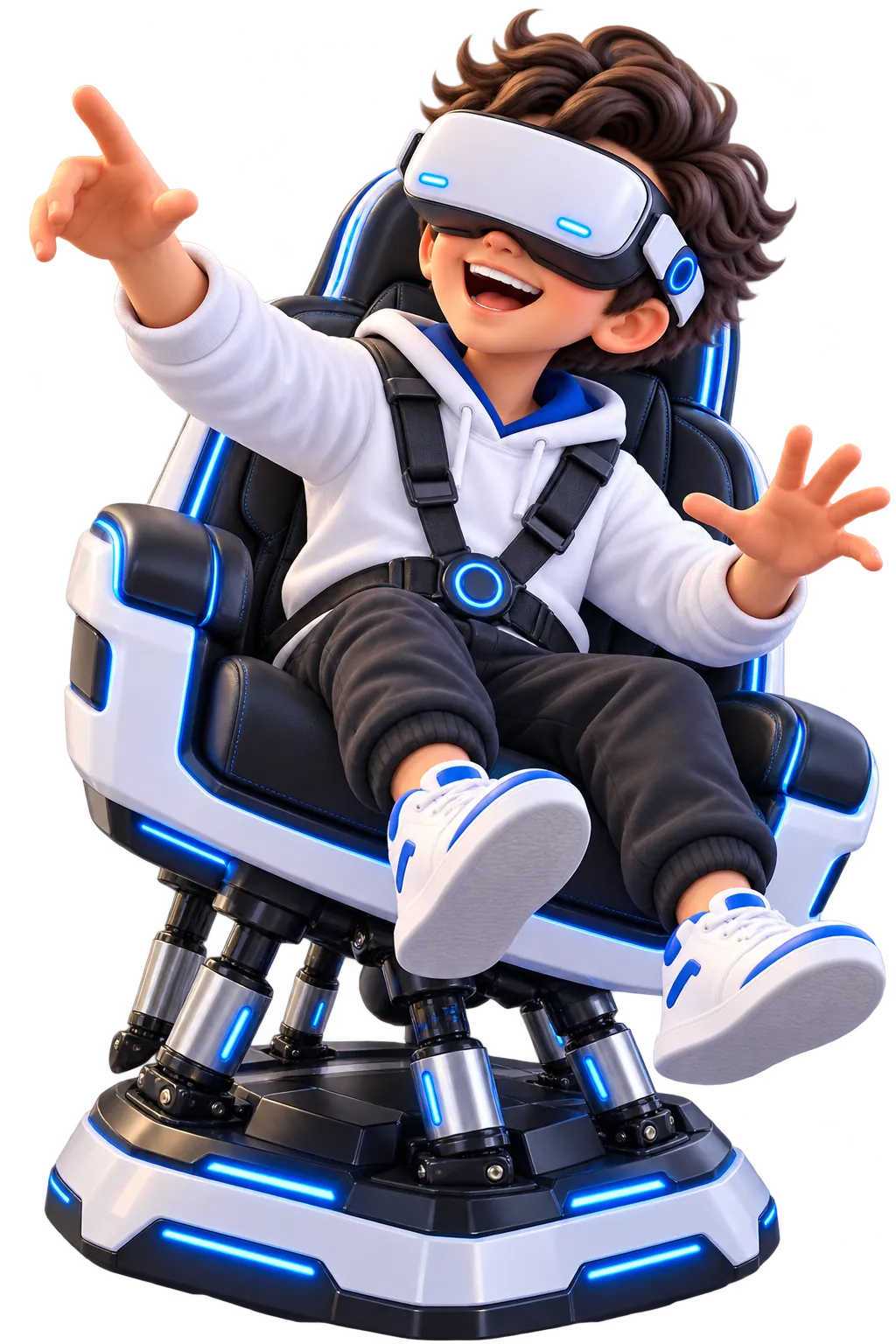 7D Headset and motion chair AR/VR experience